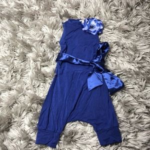 Microbe Blue One Piece Baby size 6M